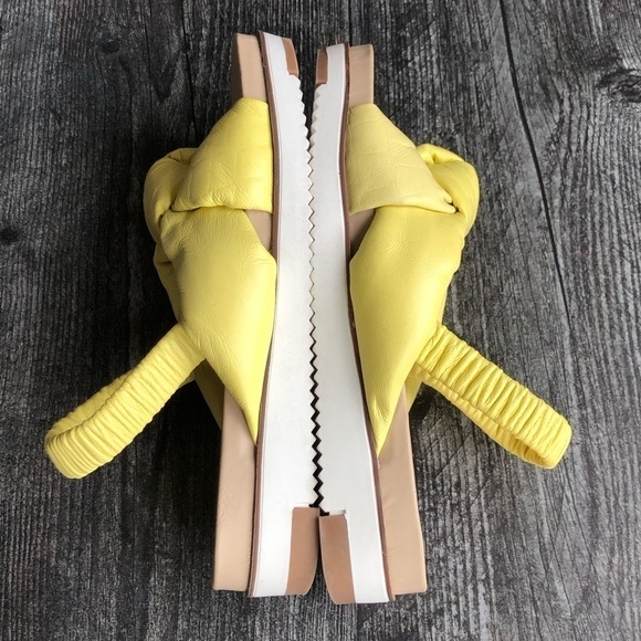 Sam Edelman Agatha Mini Yellow Knot Kids Sandals Size 13 - Picture 4 of 9